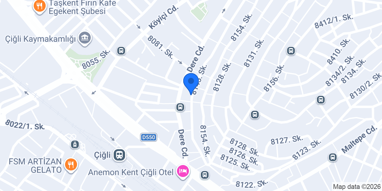 Özlem Otopark konumu