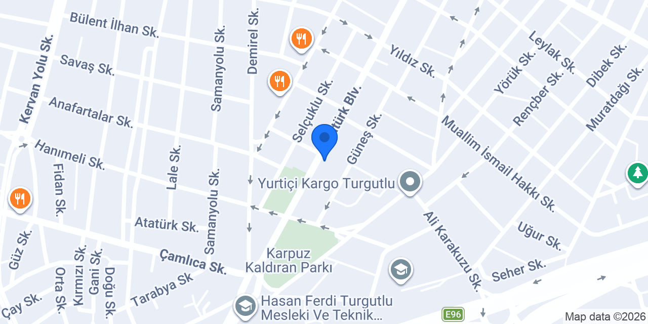 Alev Güzel Nail Studıo konumu