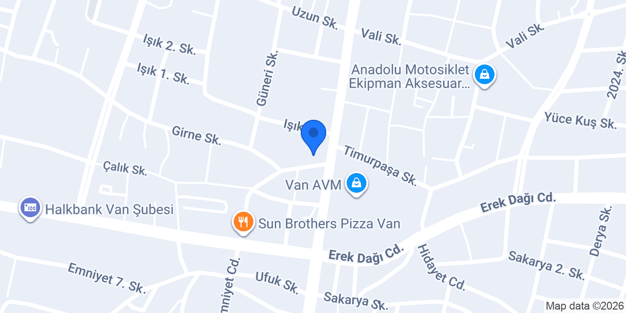 Van Suites Hotel konumu