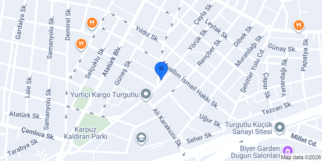 KOMAGENE TURGUTLU konumu