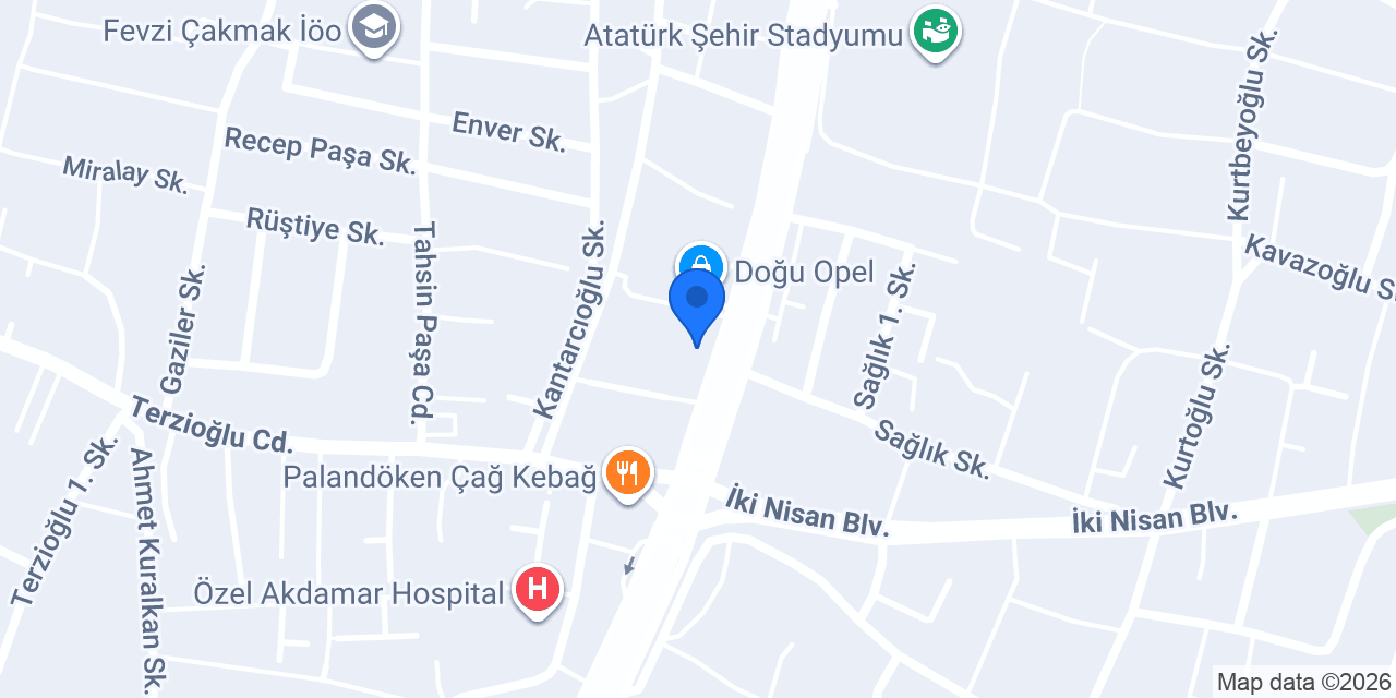 YILDIZ TOPLU TÜKETİM konumu