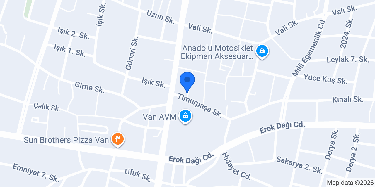 Van İpekyolu Günlük Kiralık Ev konumu
