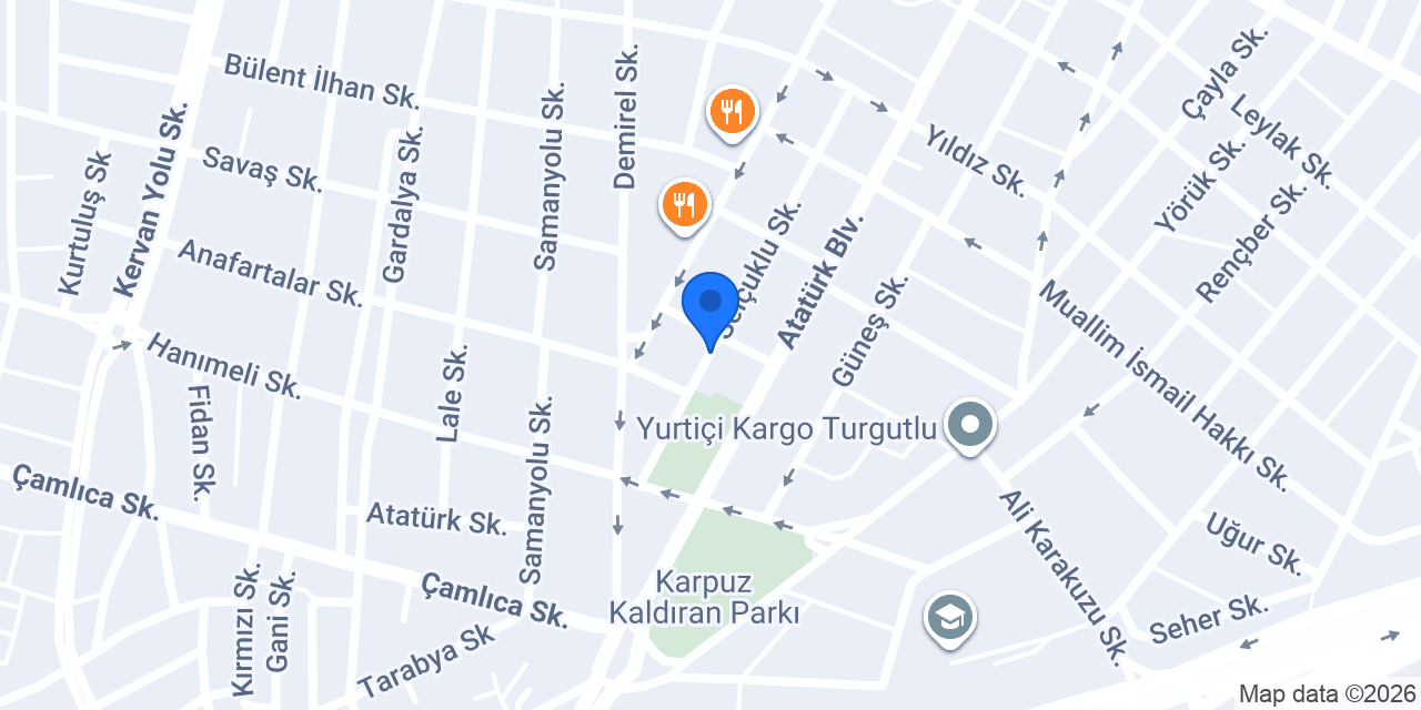 Diyetisyen Ebrar SAÇALAN ÇOLAK konumu