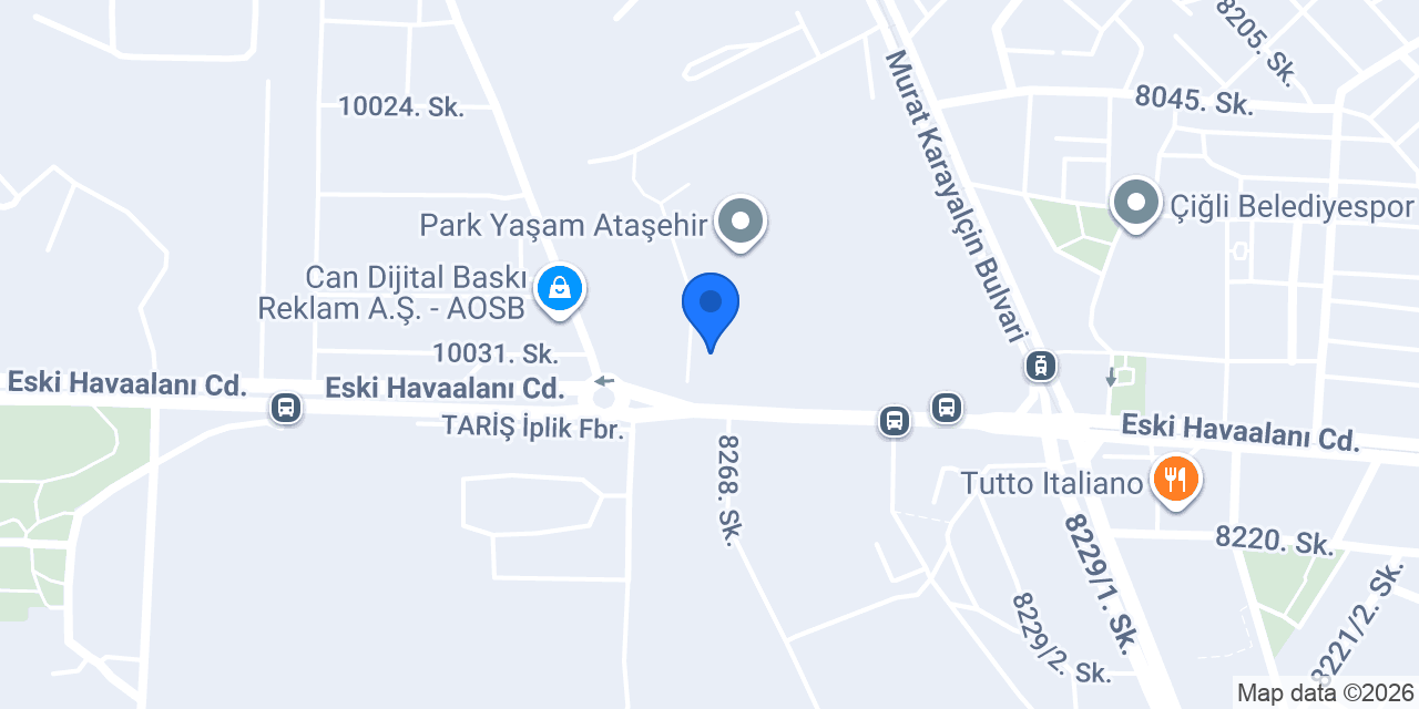 Vakıf Katılım Çiğli AOSB Ticari Şube konumu