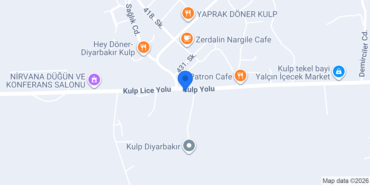 Kulp Yatılı İlçe Bölge Okulu konumu