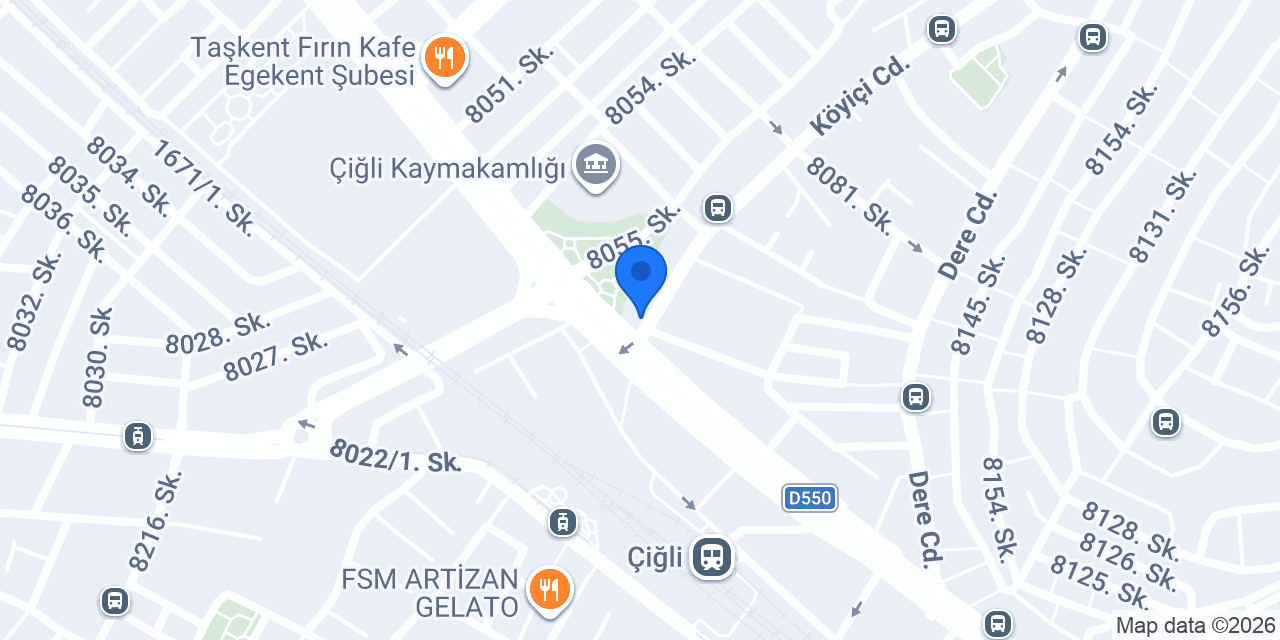 Çiğli Merkez Taksi konumu