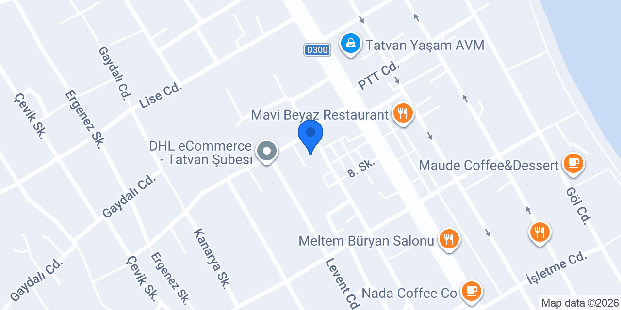 HOTEL TATVAN KARDELEN konumu