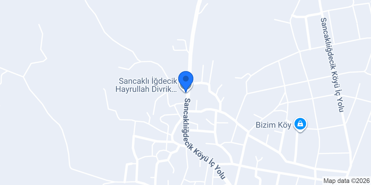 Sancaklı İğdecik Hayrullah Divrik Ortaokulu konumu