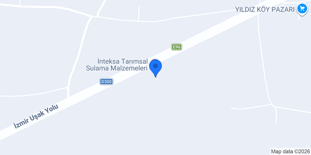 İnteksa Tarımsal Sulama Malzemeleri konumu