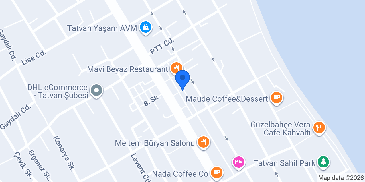 Alya Çiçekçilik Tatvan konumu