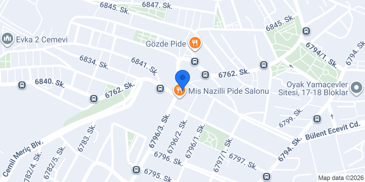 Kadıköy Cafe & Fırın Plus Şube Evka-2 konumu
