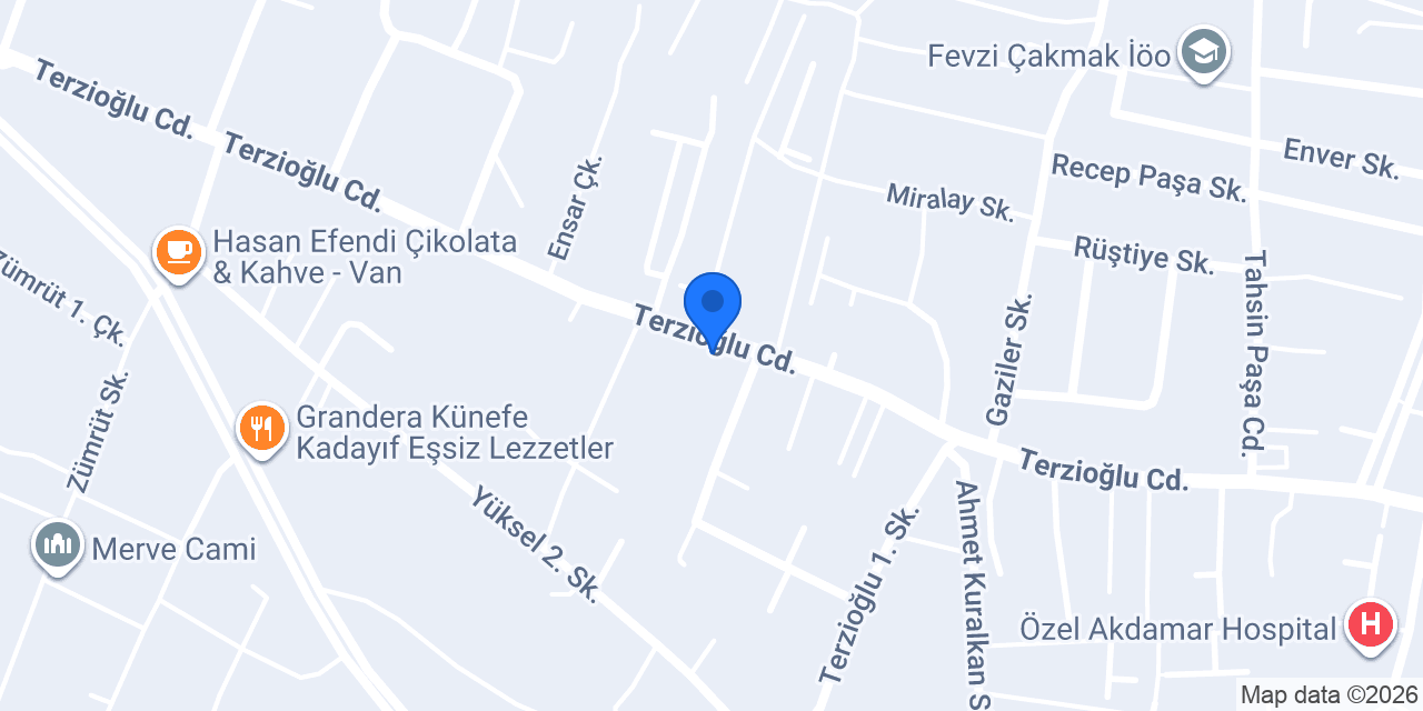Tesla Oto Yıkama konumu