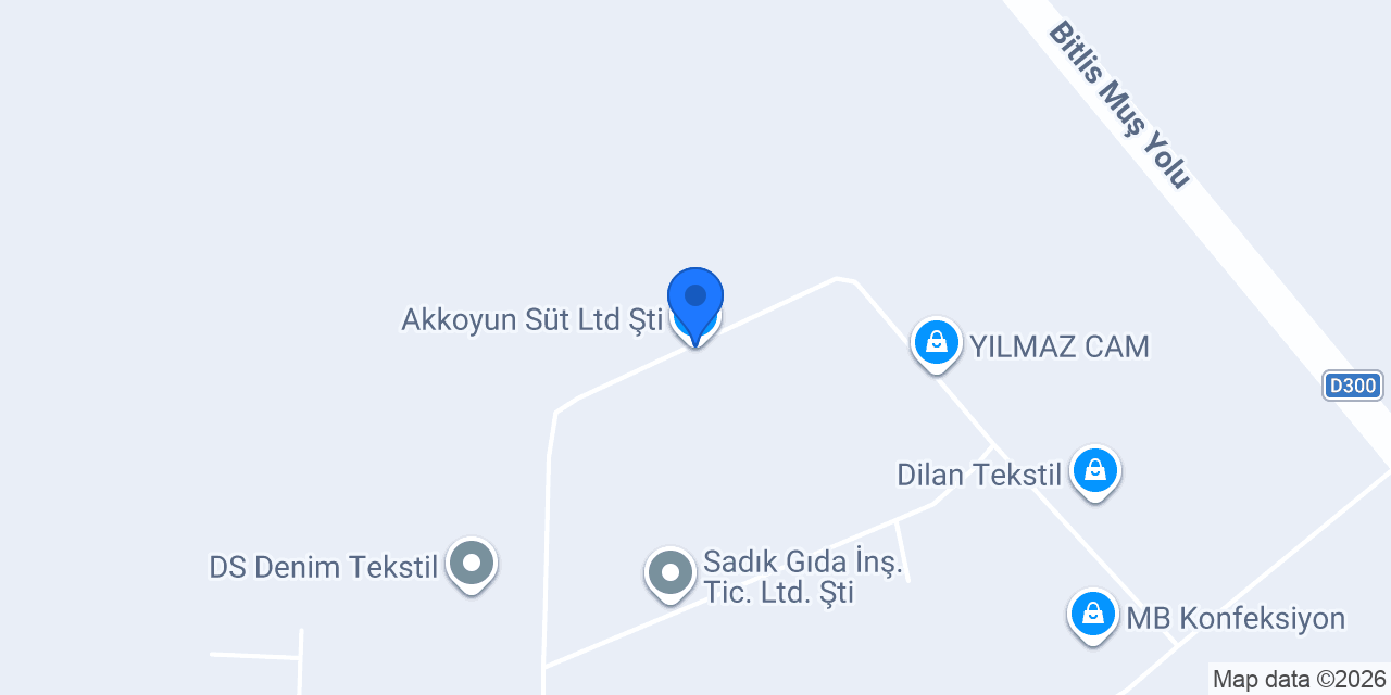 Akkoyun Süt Ltd Şti konumu