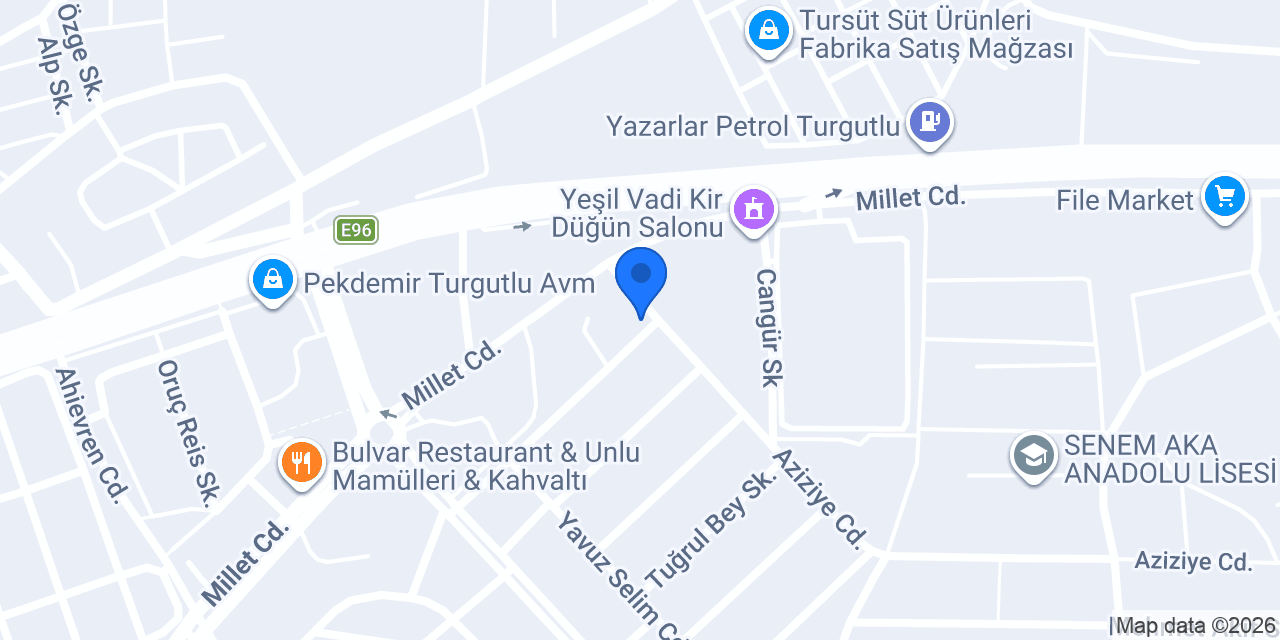 Turgutlu İlçe Müftülüğü konumu