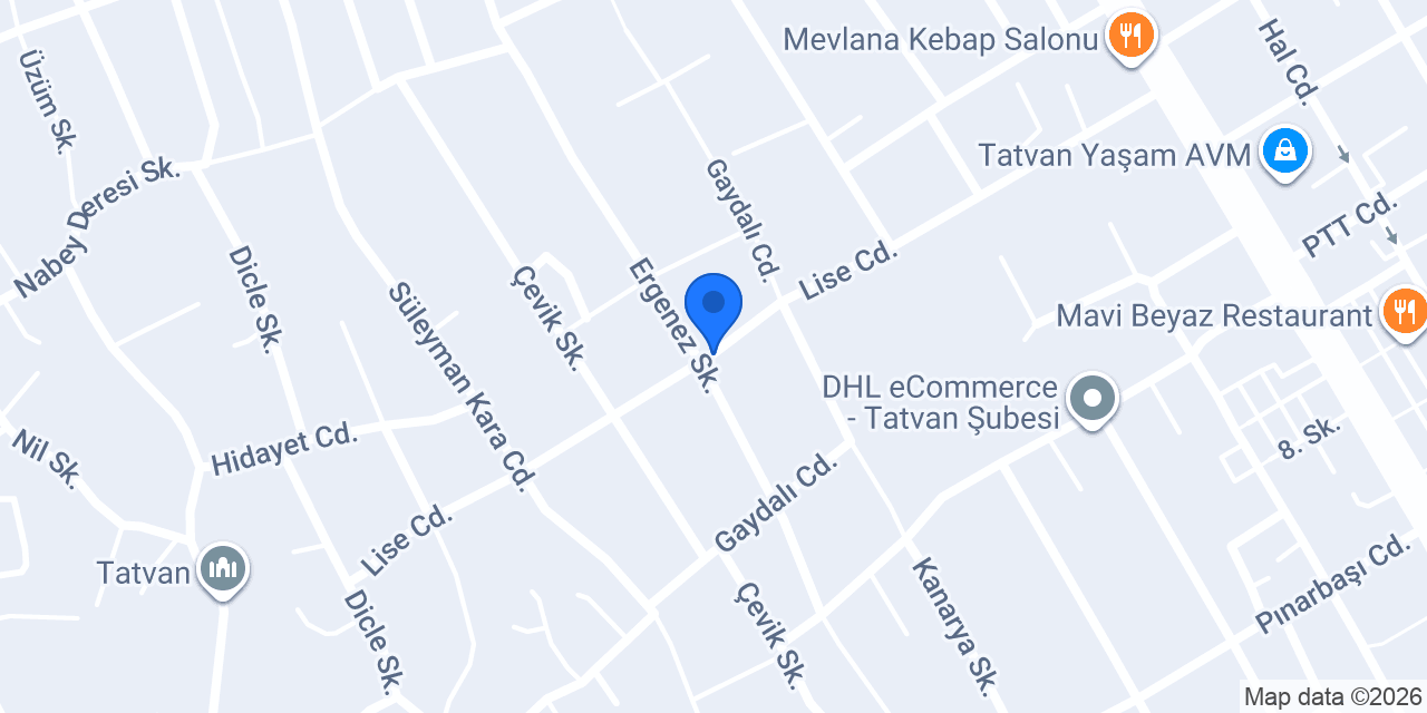 Tatvan Kahta Çiğköfte konumu