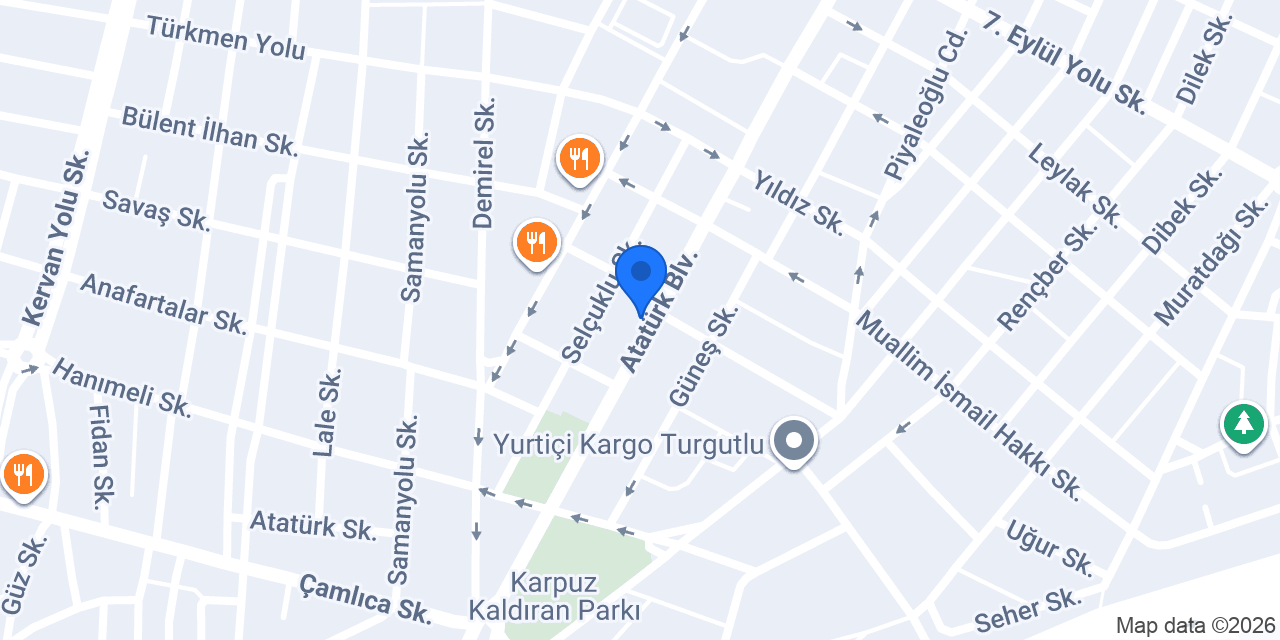 DenizBank Turgutlu Şubesi konumu