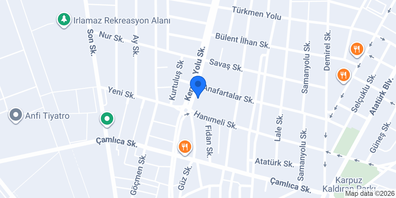 Üç Kafe konumu
