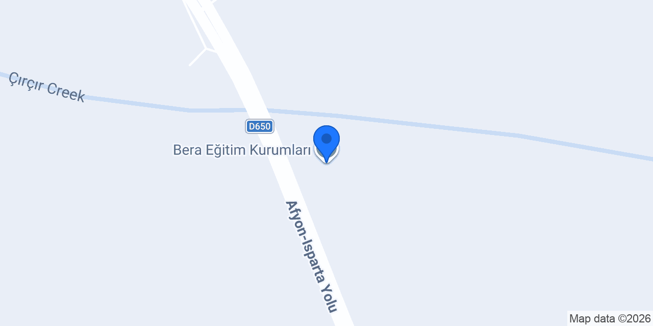 Bera Eğitim Kurumları konumu