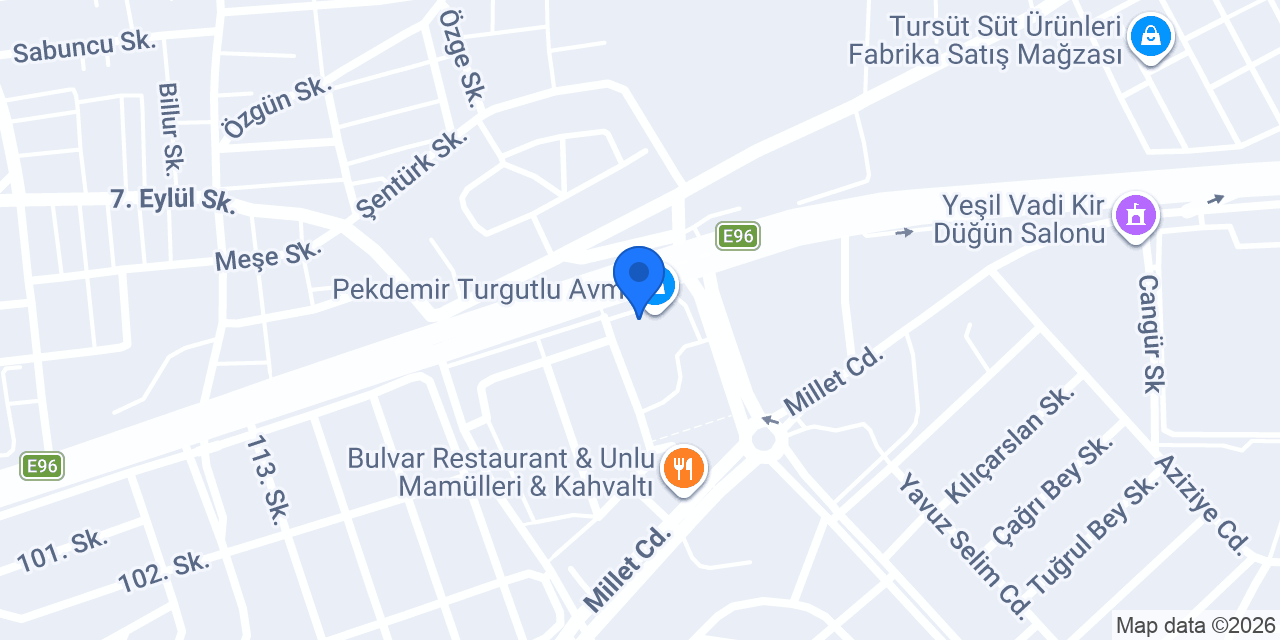 Seferoğlu Baklavaları Turgutlu konumu