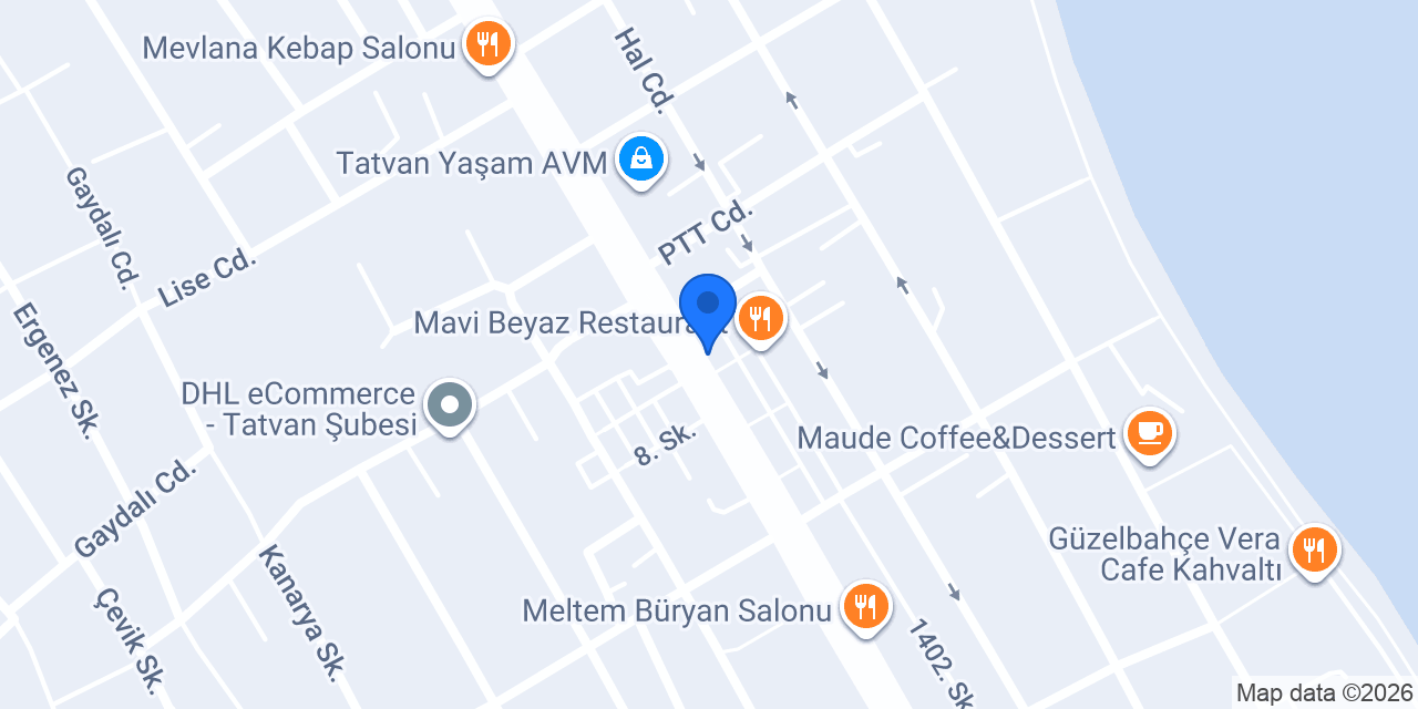 Tatlises Çigkofte tatvan konumu