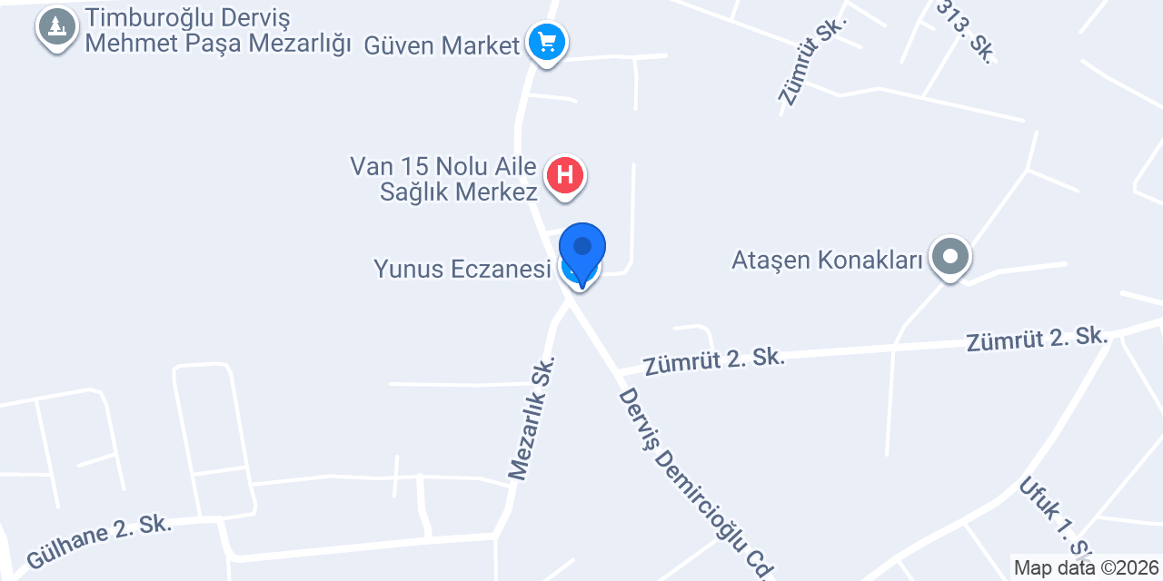 Yunus Eczanesi konumu