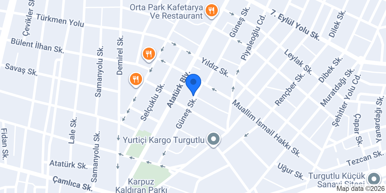 Kuaför Murat Öz konumu