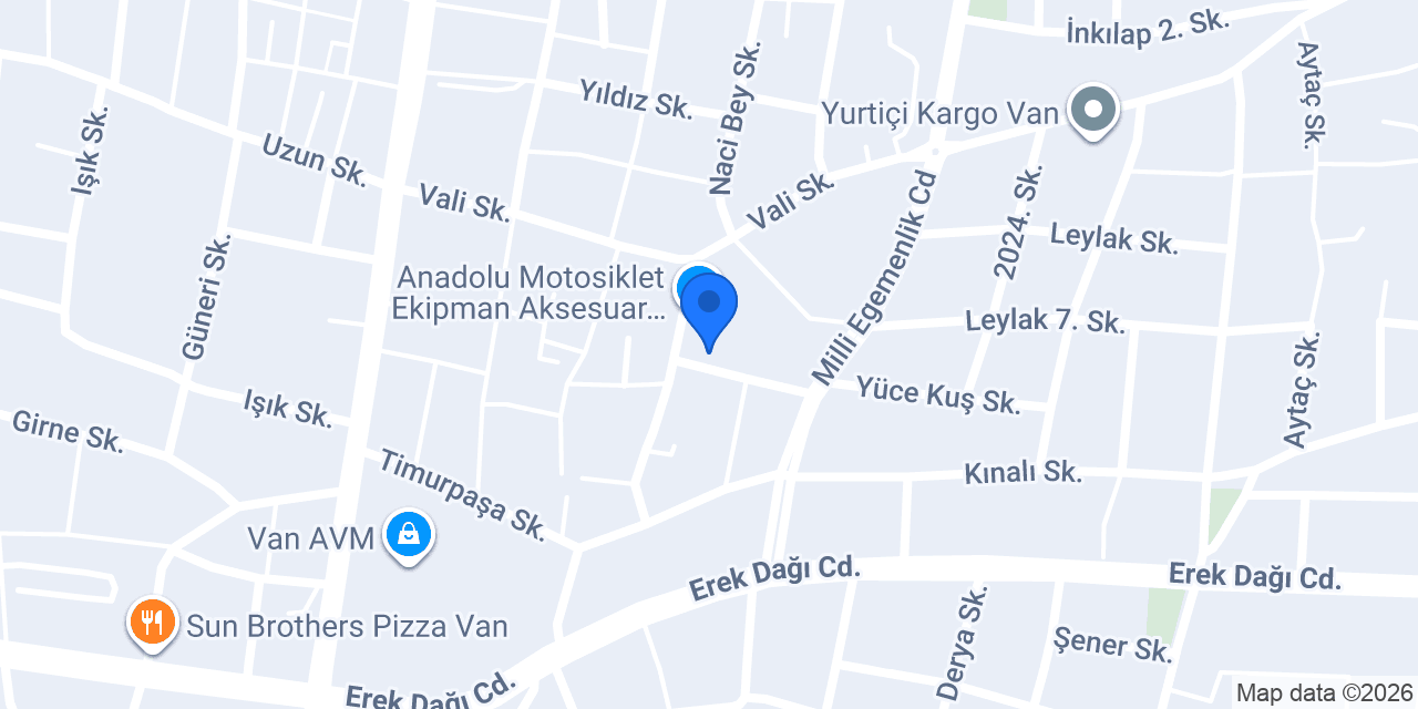 Van Şay Organizasyon konumu