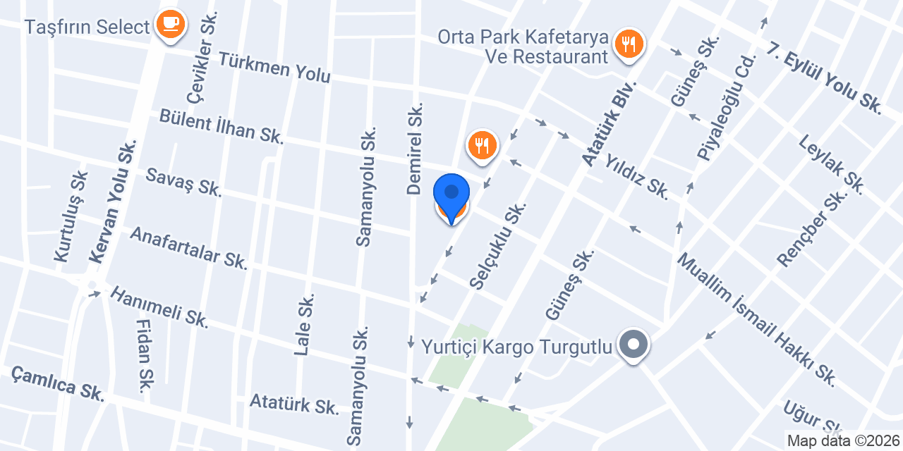 Domino's Pizza Turgutlu konumu
