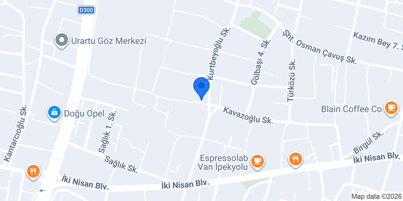 Afacanlar Dünyası Van konumu