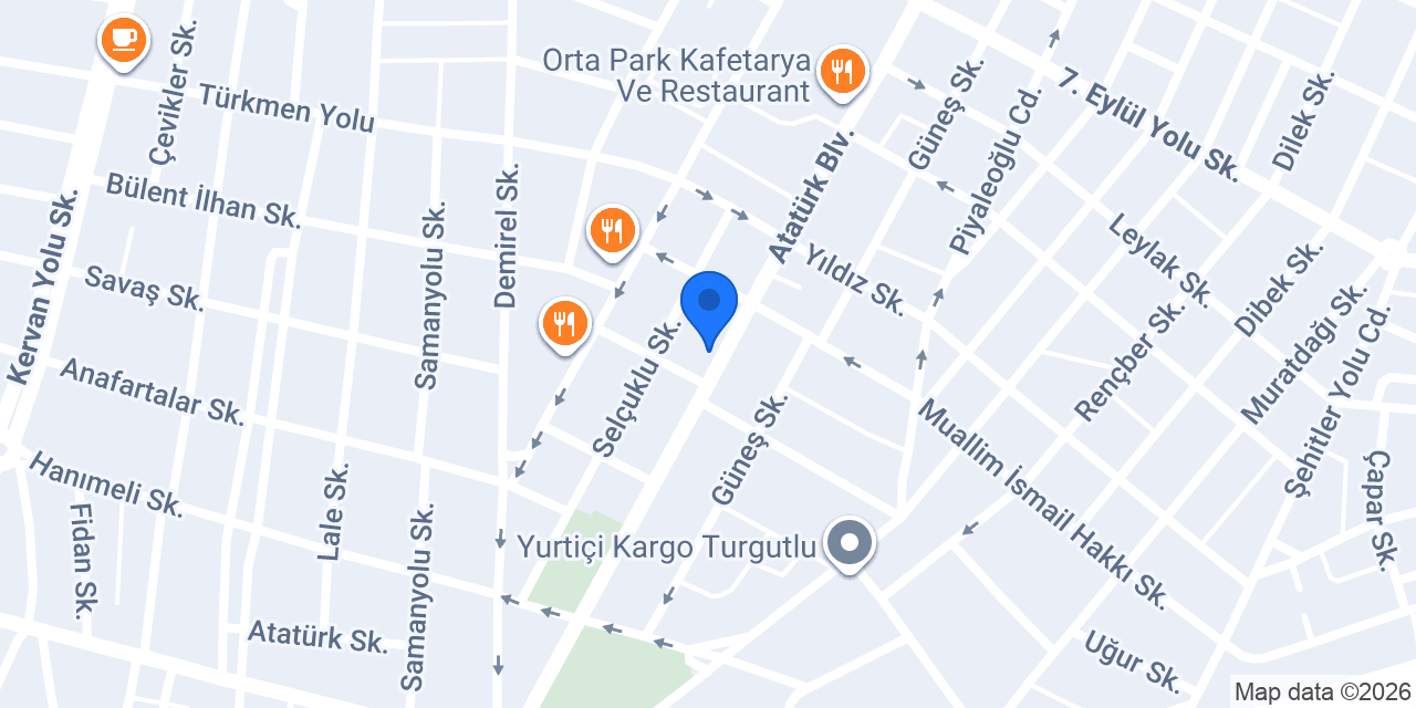 MİNA GİYİM konumu