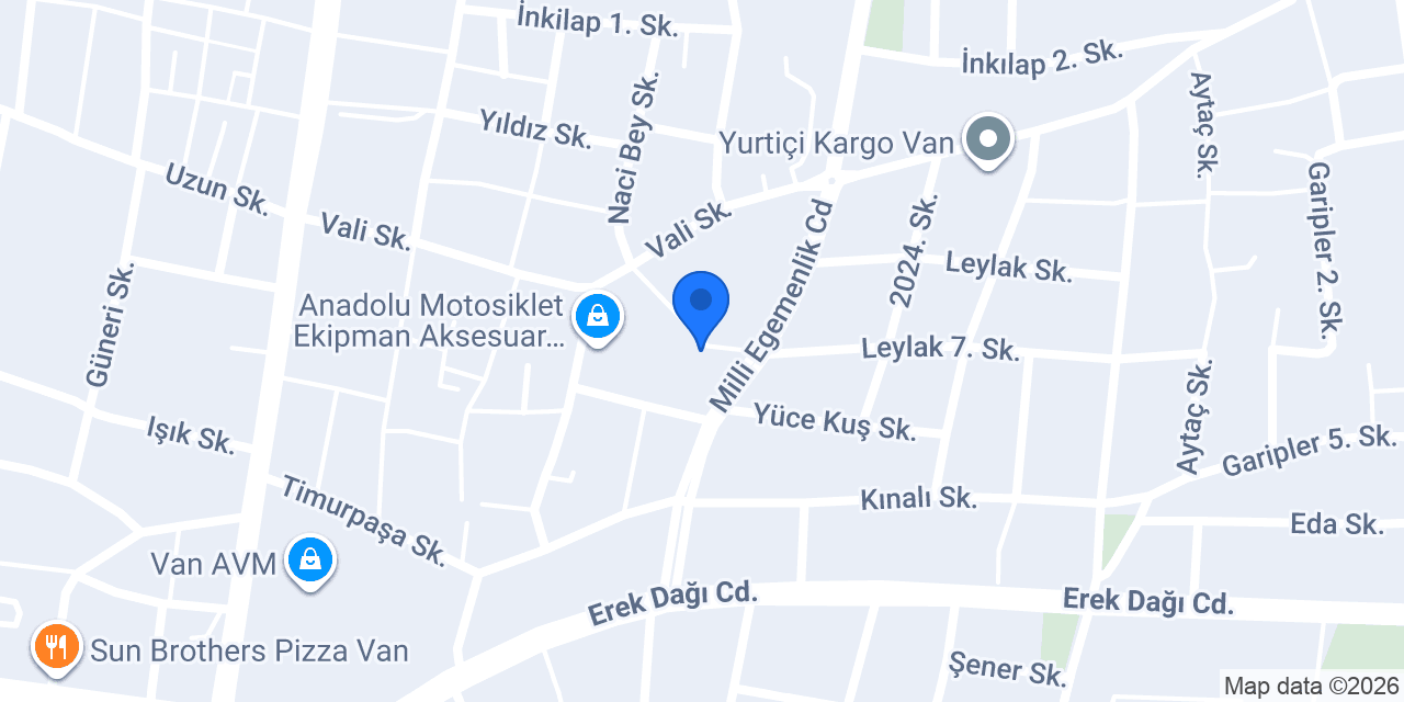 Van Havalandırma konumu