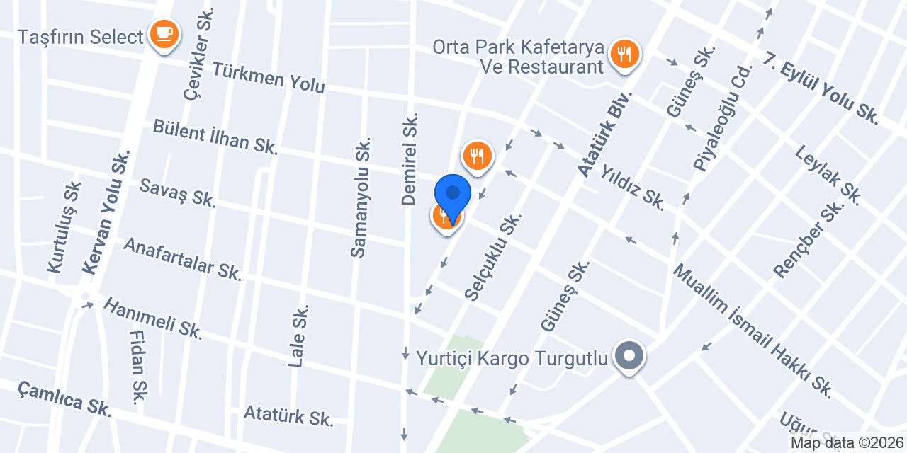 Çikolata Evim Turgutlu konumu