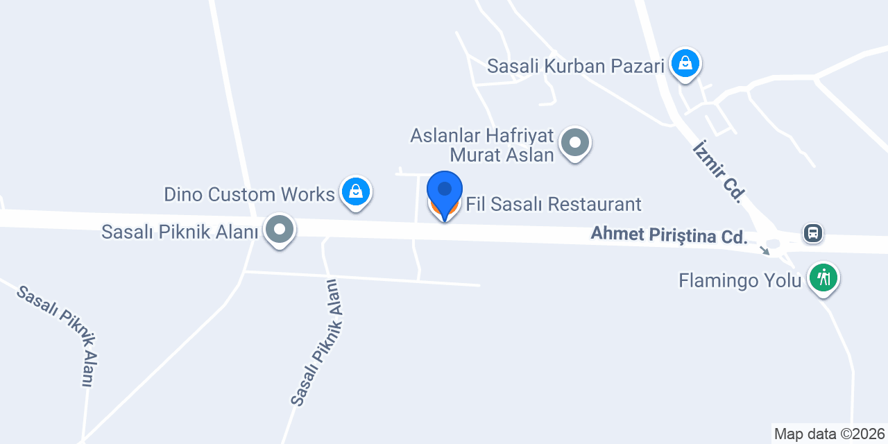 Fil Sasalı Restaurant konumu