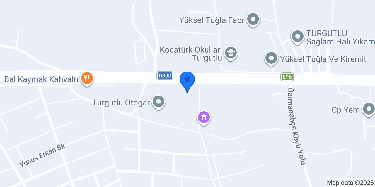 Turgutlu Otogar Bileti Satış Acentesi konumu