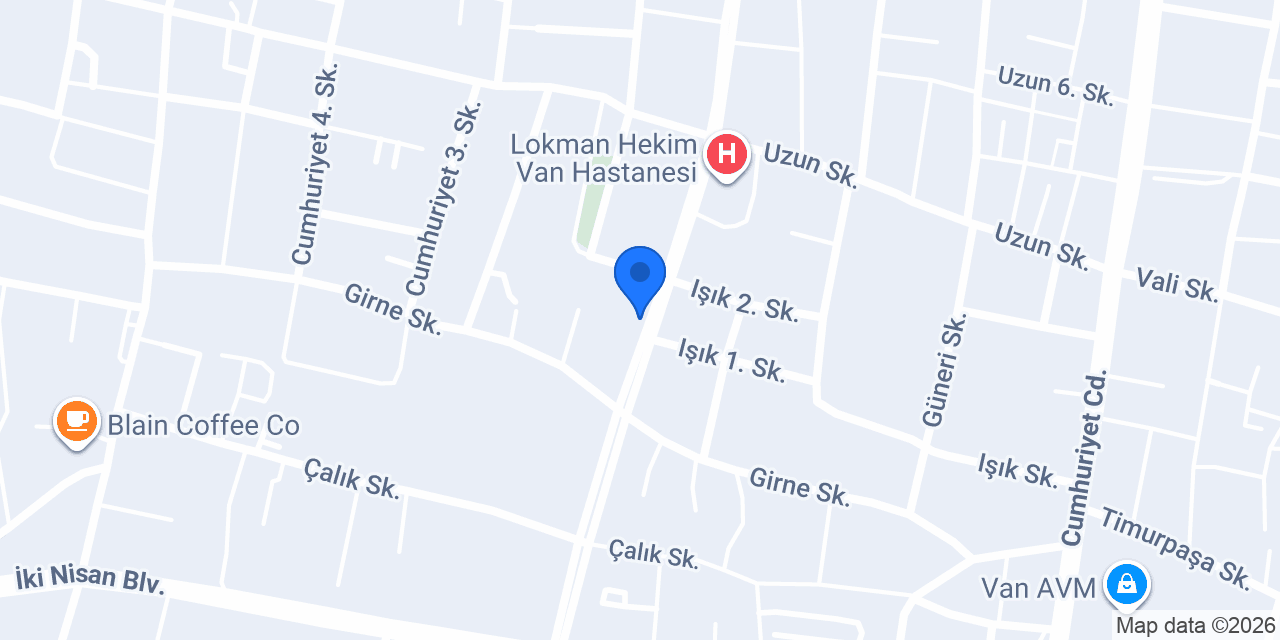 Ekomini Van konumu