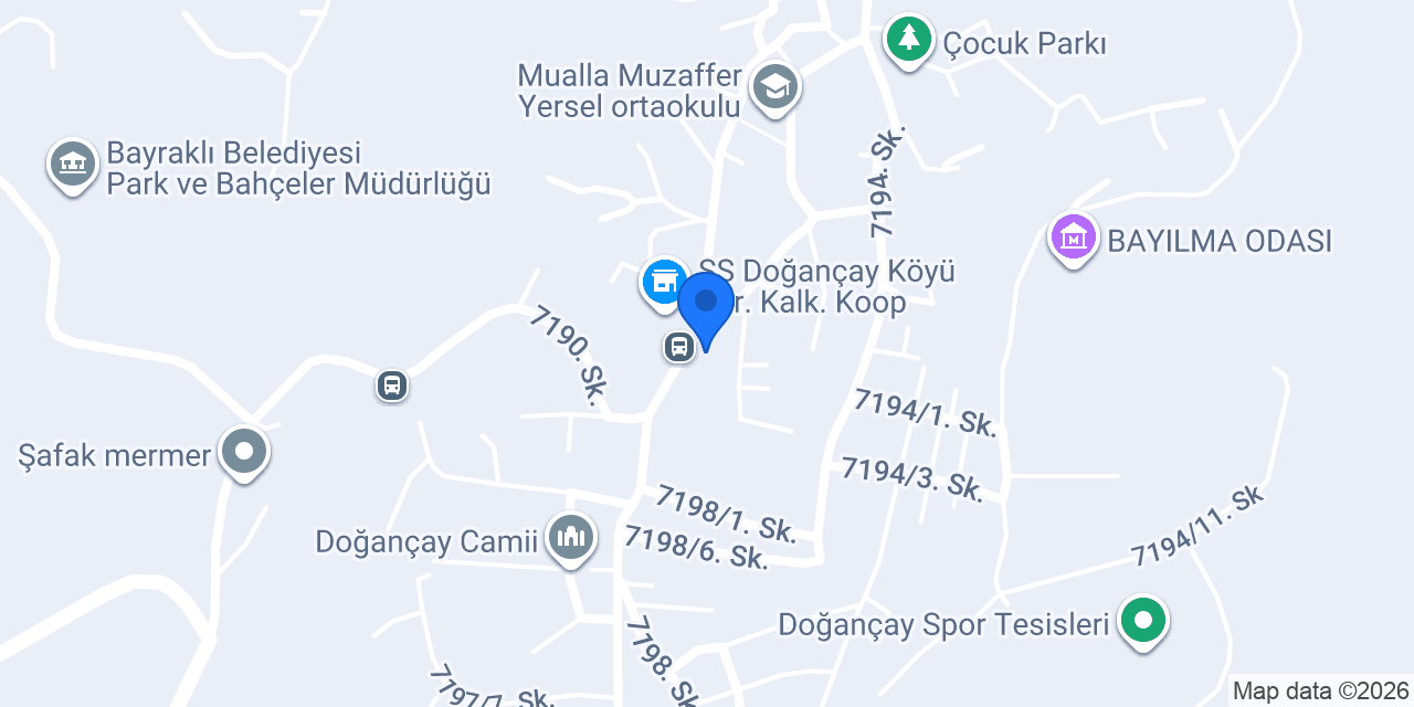 Karsiyakali Salih unlu mamulleri konumu
