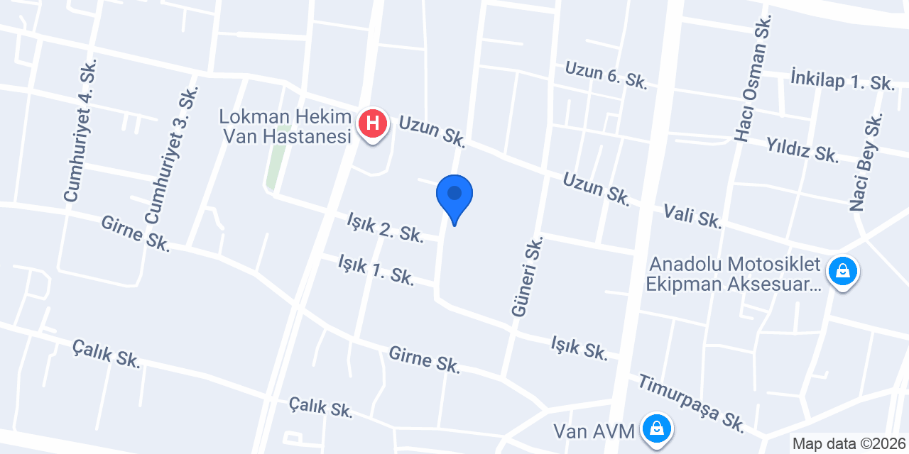 Van Anka Temizlik konumu