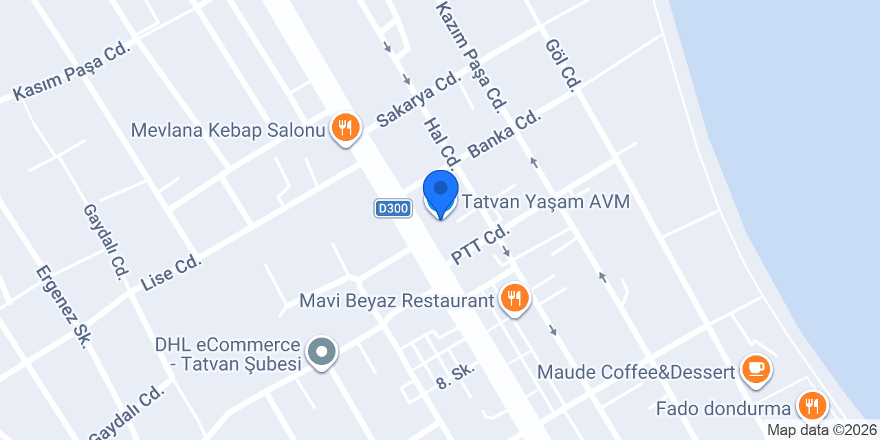 Cillop Oto Yıkama Tatvan konumu
