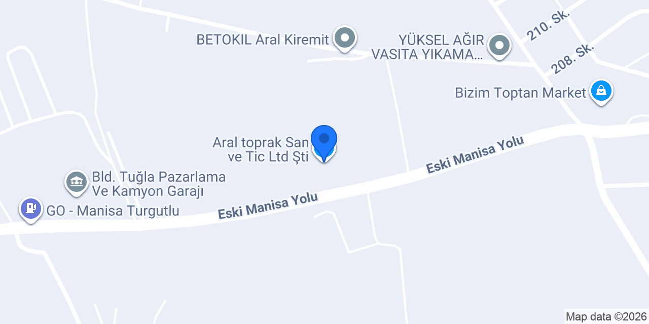 Aral toprak San ve Tic Ltd Şti konumu