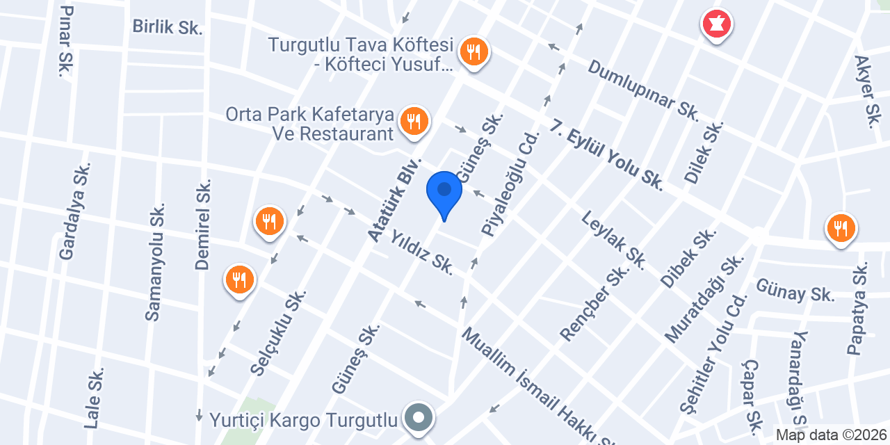 Avukat Orhan Düzdemir konumu