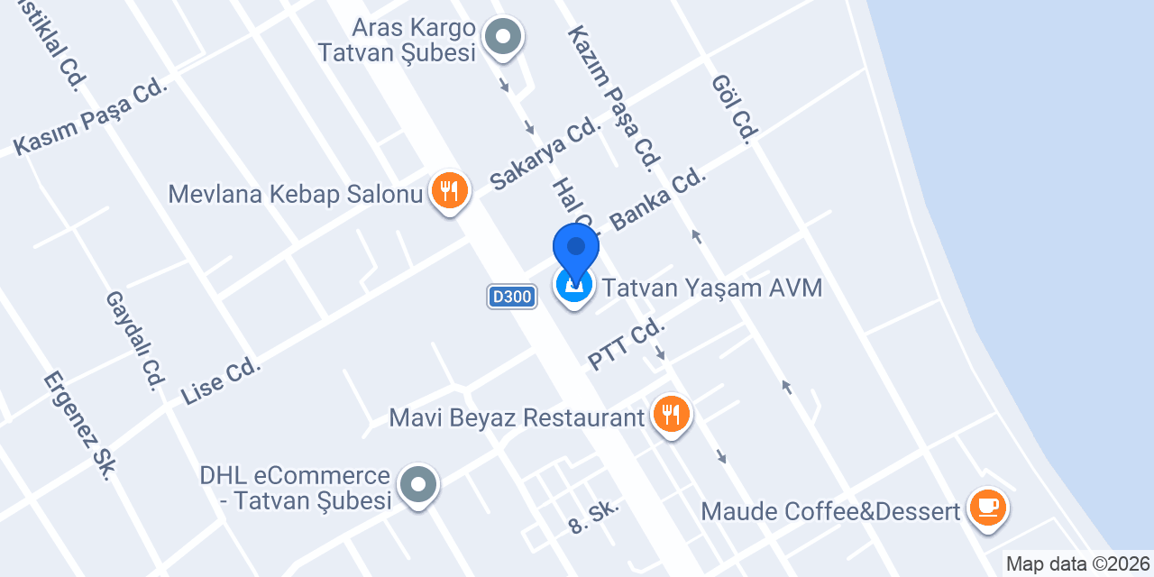 Gökte Ada Restaurant konumu