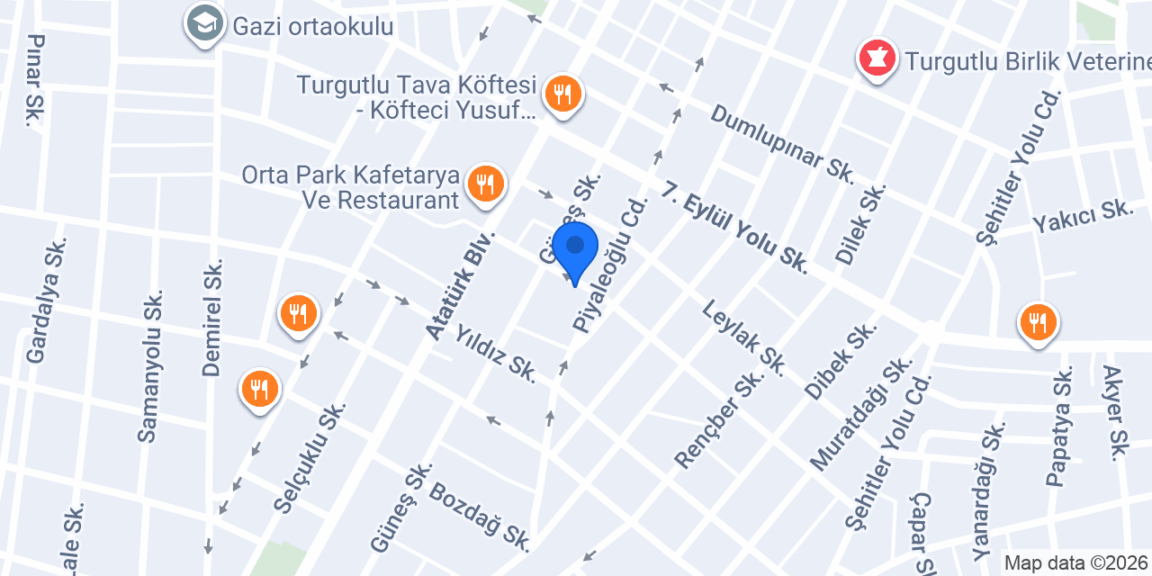 Akar Isıtma Kombi Servisi Turgutlu konumu