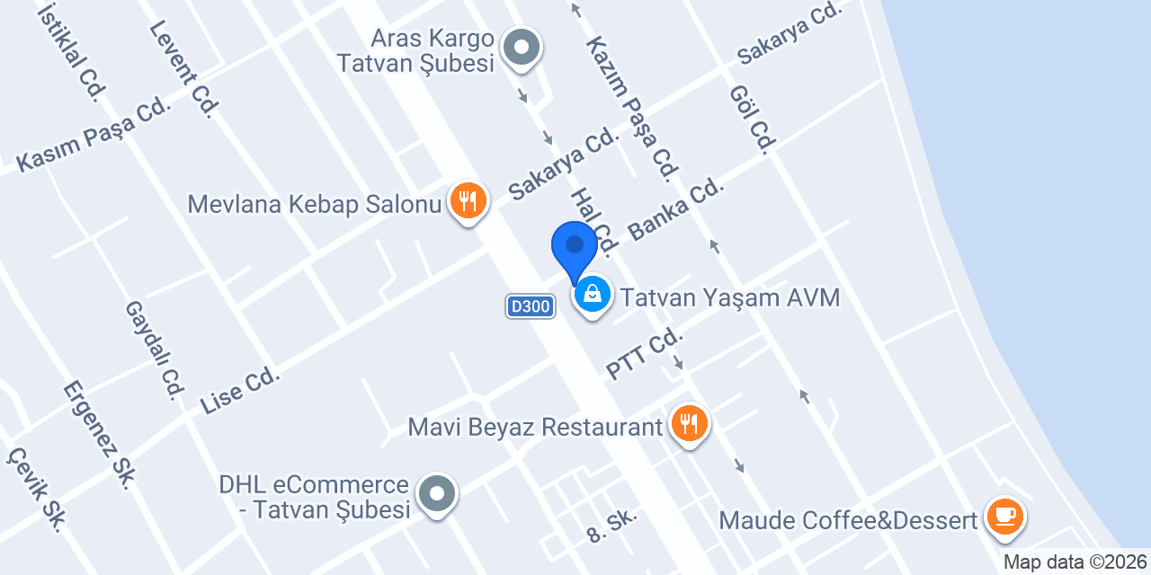 Balta Burger Yaşam Avm konumu