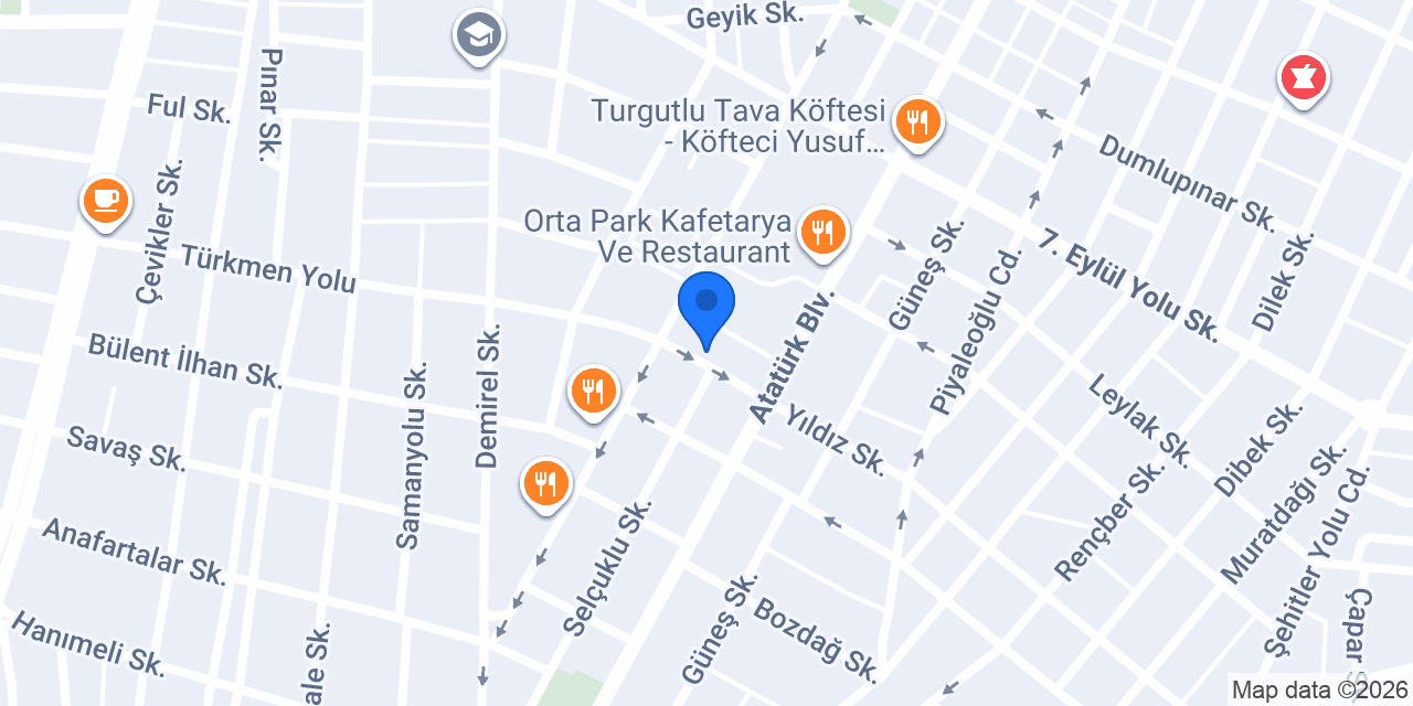 TURGUTLU ÇİÇEKÇİ / YAĞMUR ÇİÇEKÇiLiK konumu