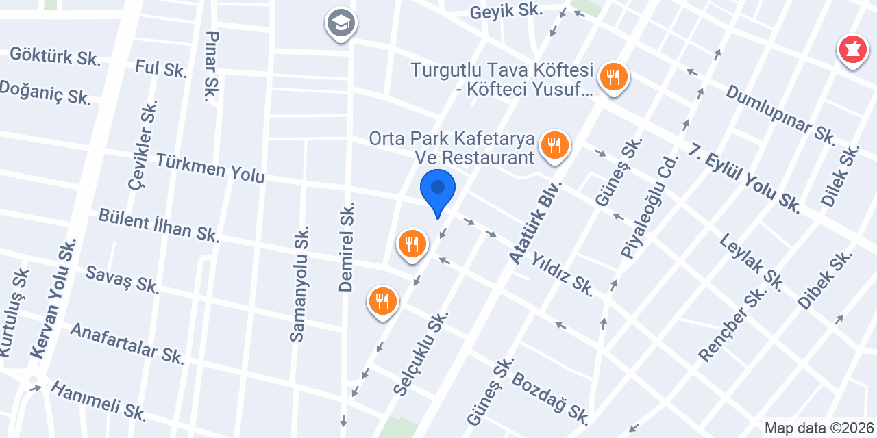 Çamlıca Fırın Kafe konumu