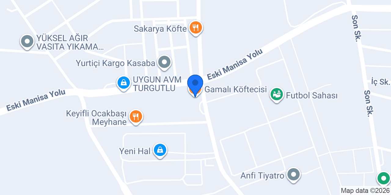 Gamalı Köftecisi konumu