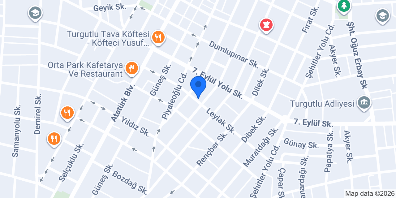 Öz Avşar Emlak konumu