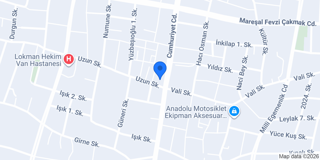 Van Chakra masaj salonu konumu