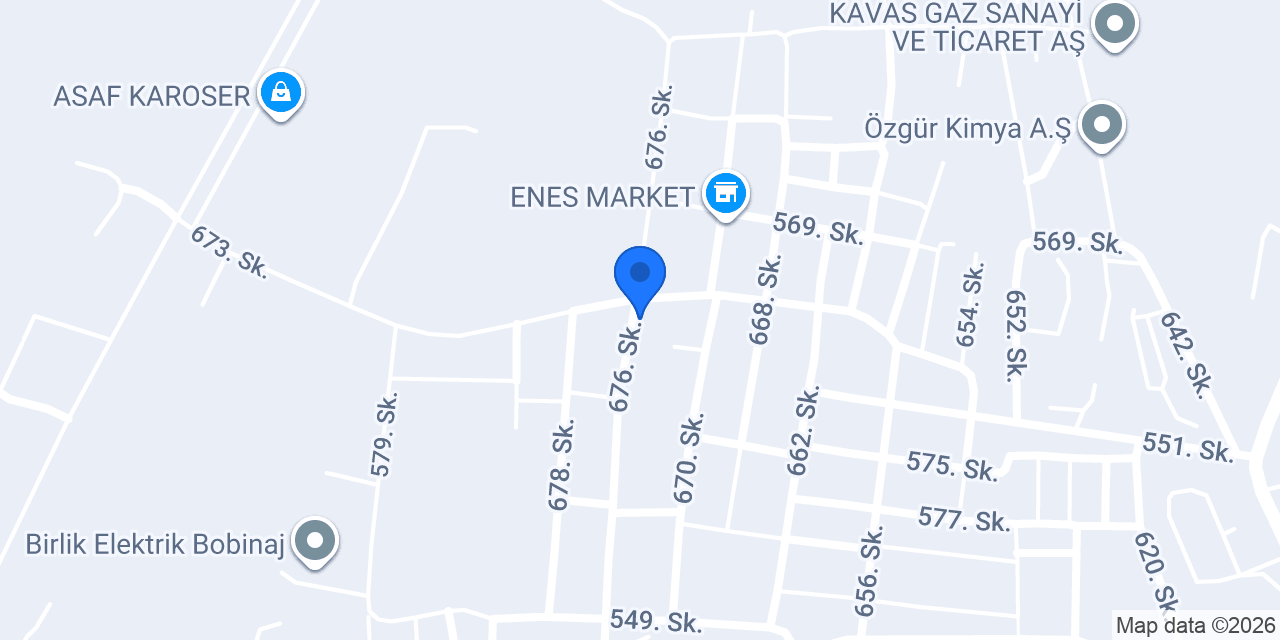 Nur Mobilya Dekorasyon konumu