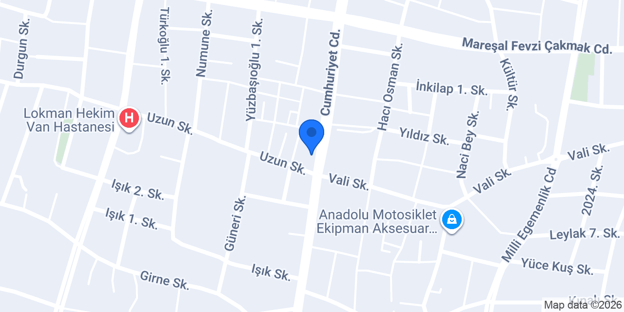 Güven Pastanesi konumu